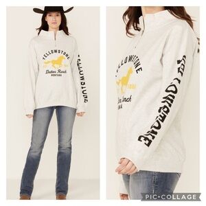 Yellowstone Quarter-zip Sweatshirt Small